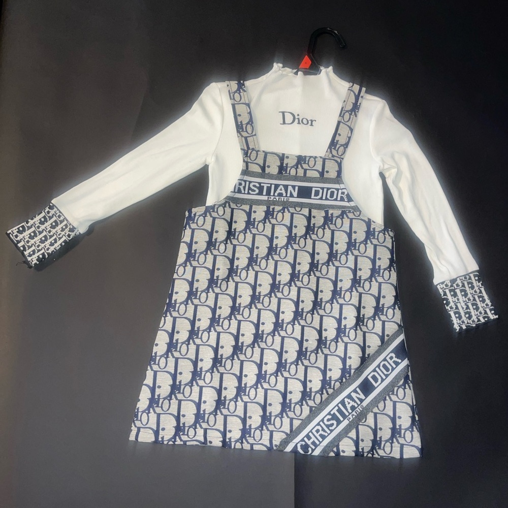 Girls Custom Dior Monogram Jumper